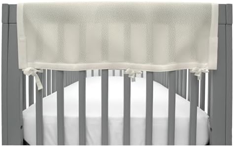 Breathable Mesh RailGuard Teething Cover, Ecru