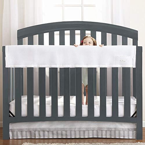 Breathable Mesh RailGuard Teething Cover, White